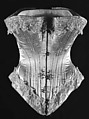 Corset, silk, bone, metal, French